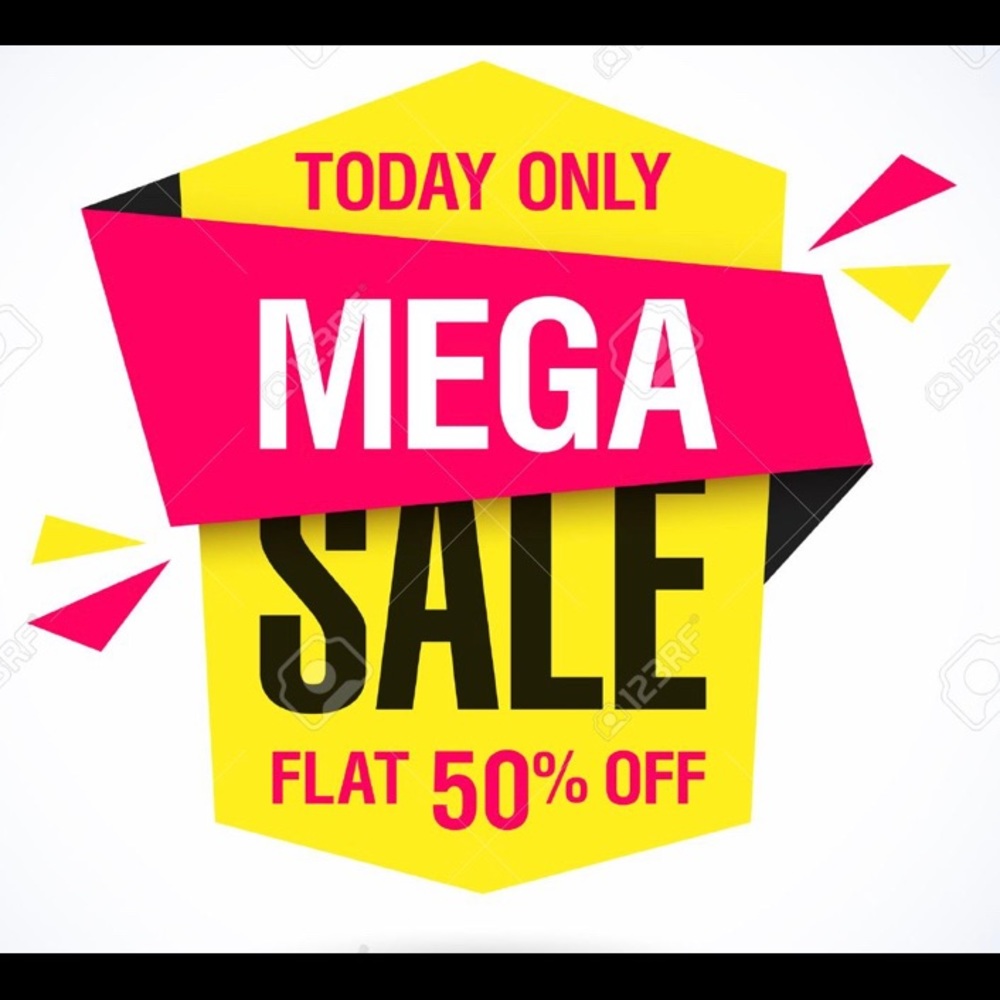 SUPER SALE SUNDAY OCTOBER 4th! 50% EVERYTHING!!!